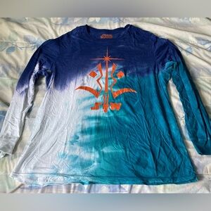 (Her) Our Universe Star Wars Clone Wars Ahsoka Tano Tie-Dye long sleeve t-shirt